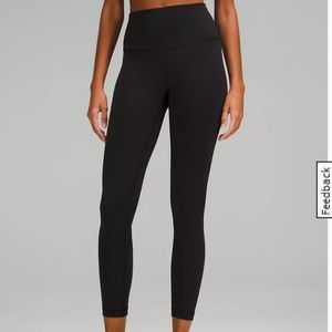 GUC Lululemon Wunder train high rise tight 25”